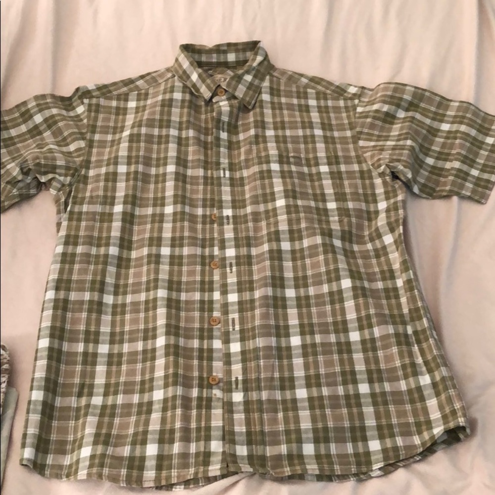 Red Head S/S Button Down